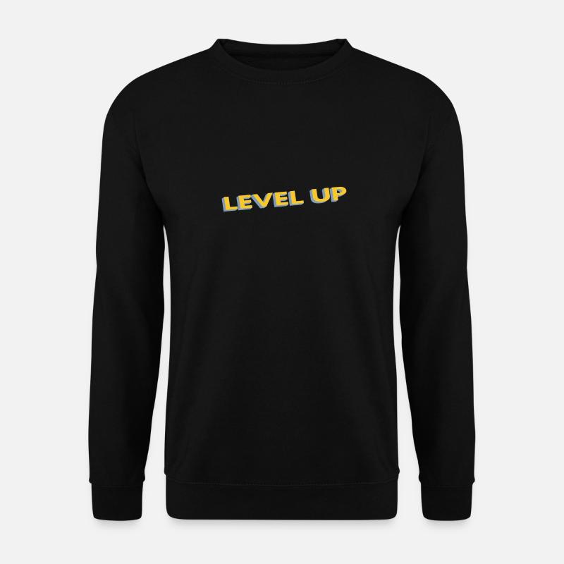 LEVEL UP - Unisex Pullover - Schwarz