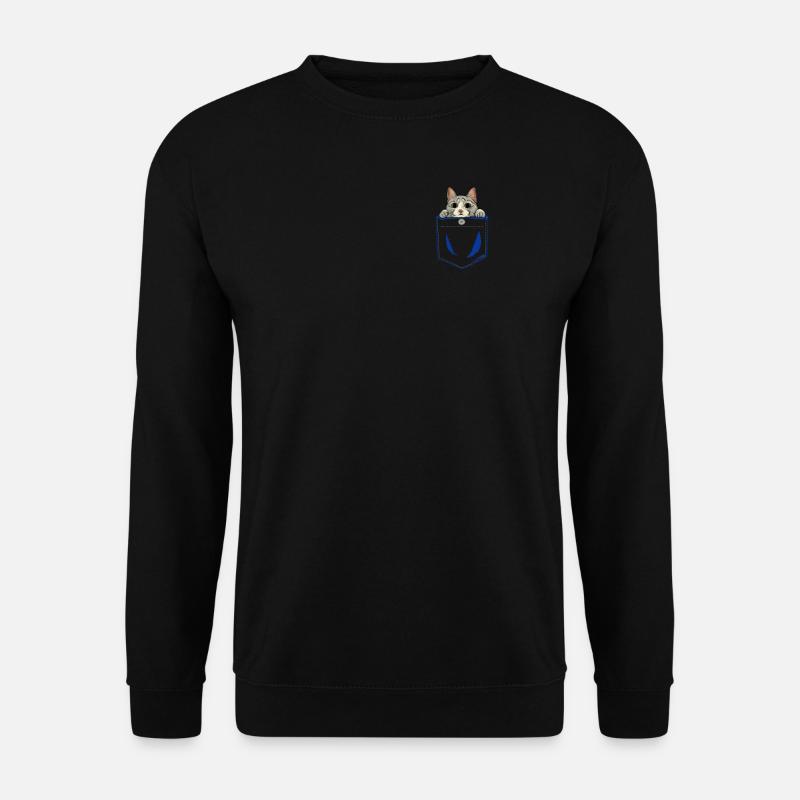 Poisson d’impression de poche produit Royal Blue - Sweat-shirt Unisexe - noir