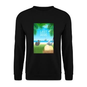The Last Dodo Mauritius - Le Dernier Dodo Maurice - Sweat-shirt Unisexe - noir - Devant - Alina (178cm) & Michal (187cm)
