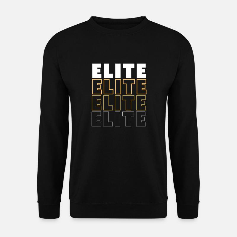 Elite Design par Elitesons - Sweat-shirt Unisexe - noir