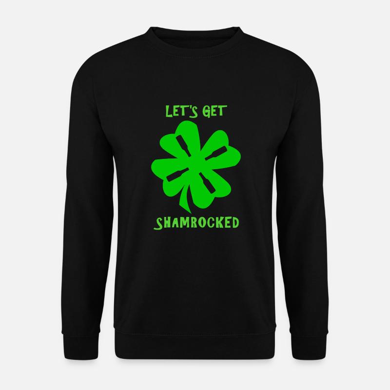 Let's get shamrocked - Unisex Sweatshirt - black