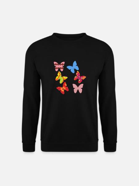 butterflies - Unisex Sweatshirt - black