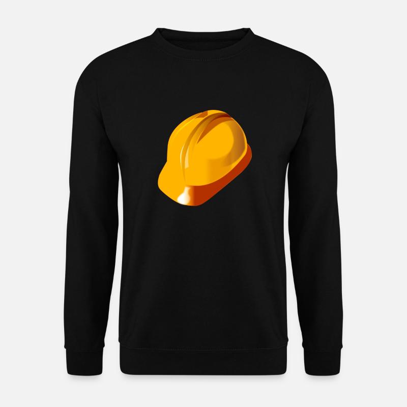 Hardhat helmet construction gift - Unisex Sweatshirt - black