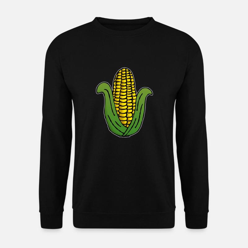 Landwirtschaft Landwirt Maiskolben Mais Kolben - Unisex Pullover - Schwarz
