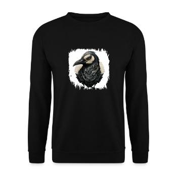 animated film dance humor happy quote - Unisex Sweatshirt - black - Front - Alina (178cm) & Michal (187cm)