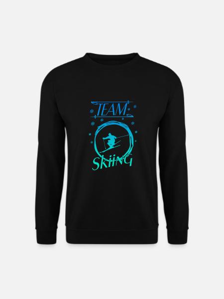 Ski Skidesign - Unisex Pullover - Schwarz