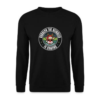 Rudolph - Sweat-shirt Unisexe - noir - Devant - Alina (178cm) & Michal (187cm)