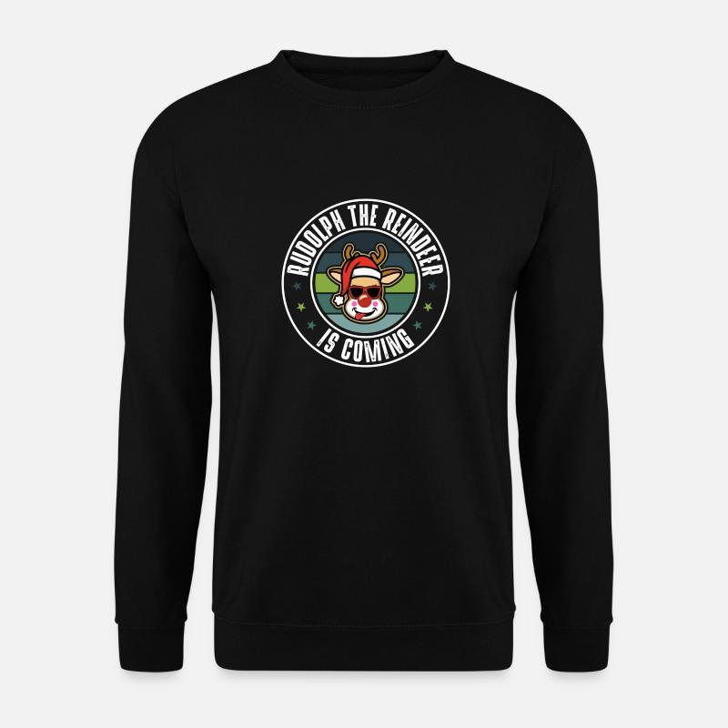 Rudolph - Unisex Pullover - Schwarz