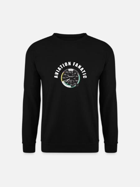 Fanatic aviation - Unisex Sweatshirt - black