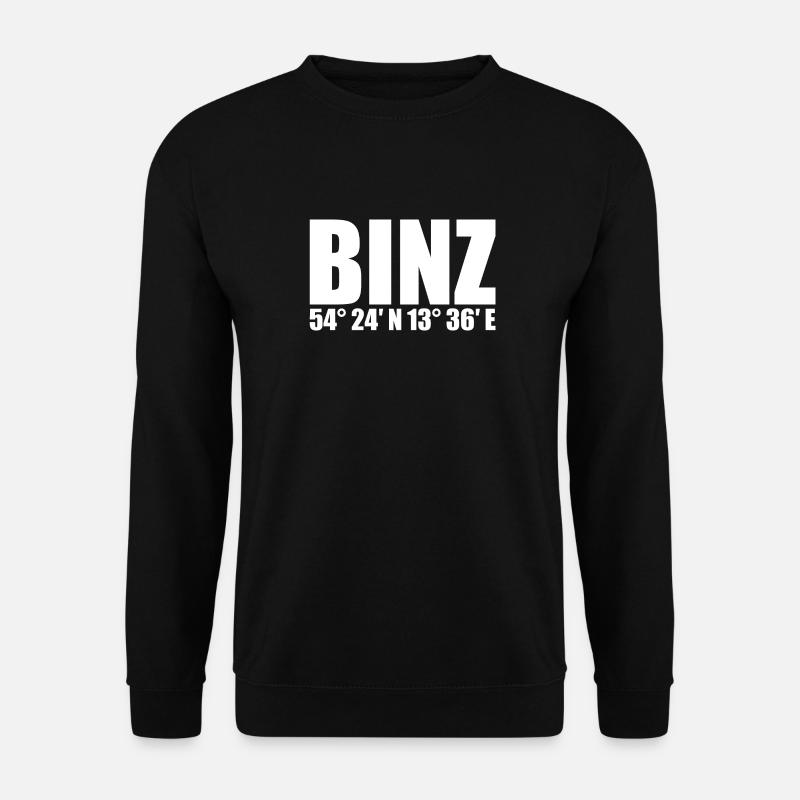 Binz Coordinates - Unisex Sweatshirt - black