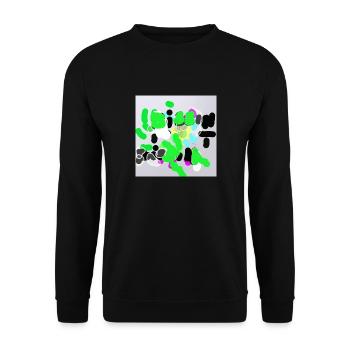 Edgar louis - Unisex Pullover - Schwarz - Vorne - Alina (178cm) & Michal (187cm)