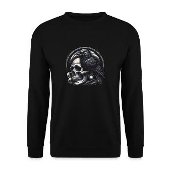 Prophet of the Eclipse - Unisex Sweatshirt - black - Front - Alina (178cm) & Michal (187cm)