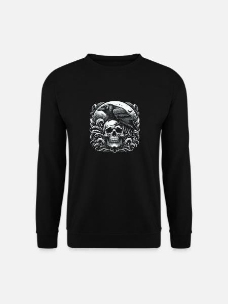 Umarmung des Halbmonds - Unisex Pullover - Schwarz