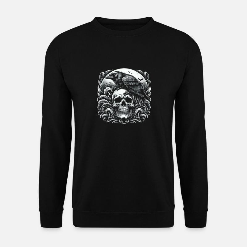 Umarmung des Halbmonds - Unisex Pullover - Schwarz