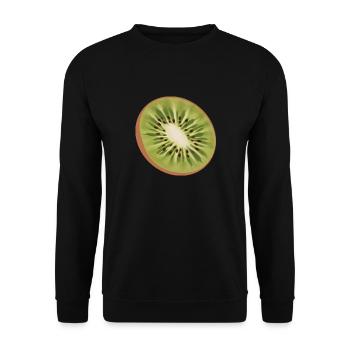 kiwi - Unisex Pullover - Schwarz - Vorne - Alina (178cm) & Michal (187cm)