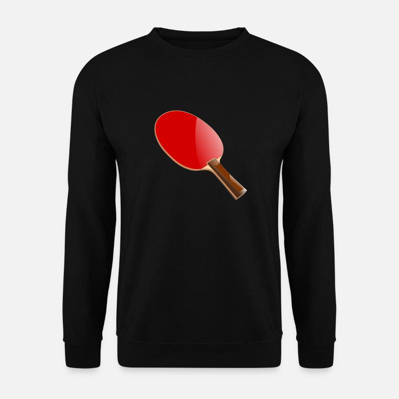 table tennis racket - Unisex Sweatshirt - black