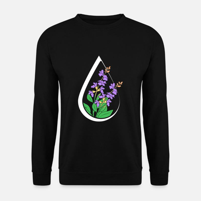 Ätherisches Öl - Unisex Pullover - Schwarz