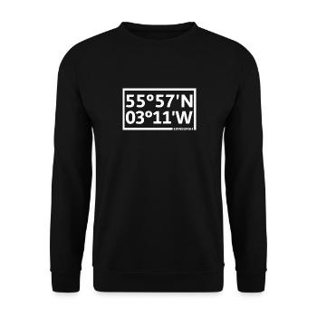 Edinburgh Coordinates - Unisex Sweatshirt - black - Front - Alina (178cm) & Michal (187cm)