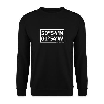 Southampton Coordinates - Unisex Sweatshirt - black - Front - Alina (178cm) & Michal (187cm)