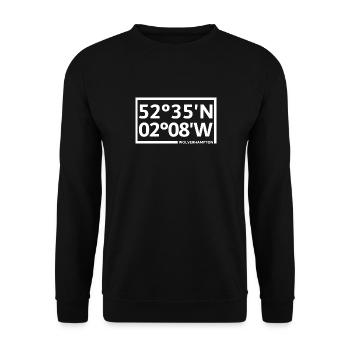 Wolverhampton Coordinates - Unisex Sweatshirt - black - Front - Alina (178cm) & Michal (187cm)