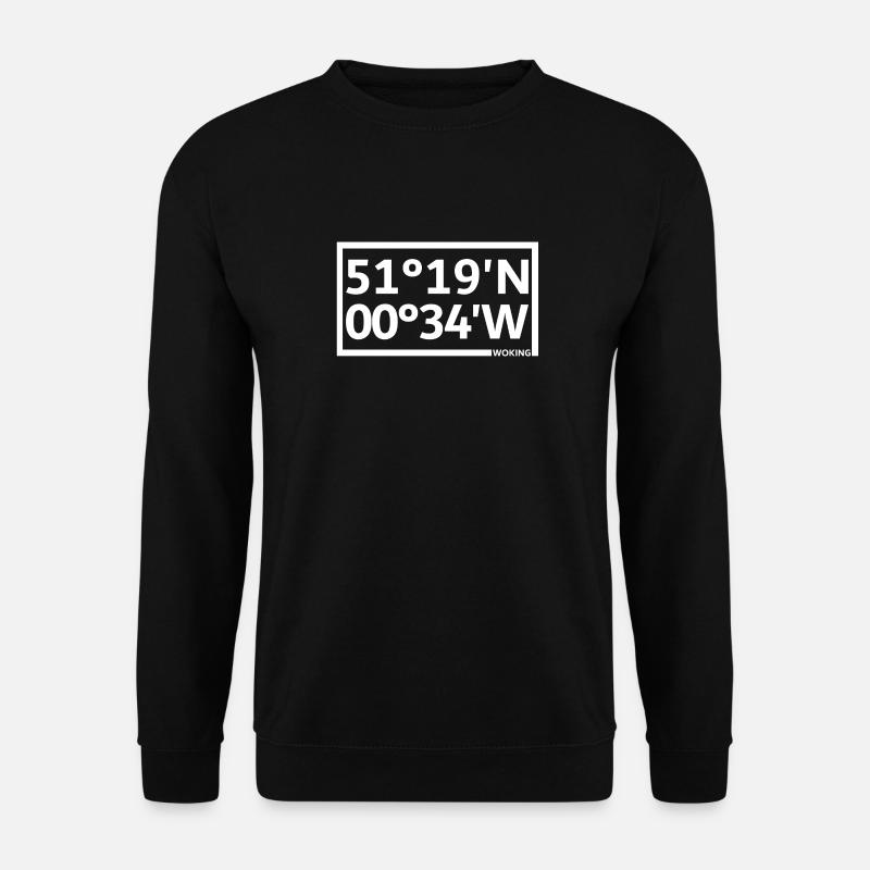 Woking coordinates - Unisex Sweatshirt - black
