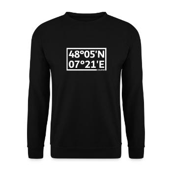Colmar Koordinaten - Unisex Pullover - Schwarz - Vorne - Alina (178cm) & Michal (187cm)