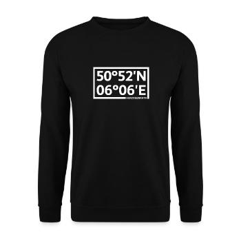 Herzogenrath coordinates - Unisex Sweatshirt - black - Front - Alina (178cm) & Michal (187cm)