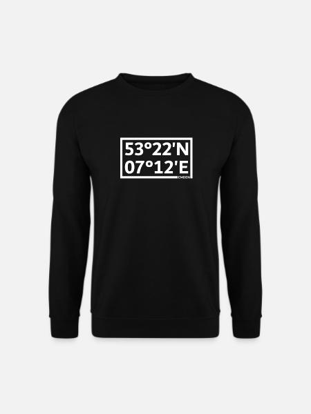 Emden coordinates - Unisex Sweatshirt - black
