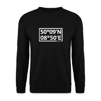 Maintal coordinates - Unisex Sweatshirt - black - Front - Alina (178cm) & Michal (187cm)