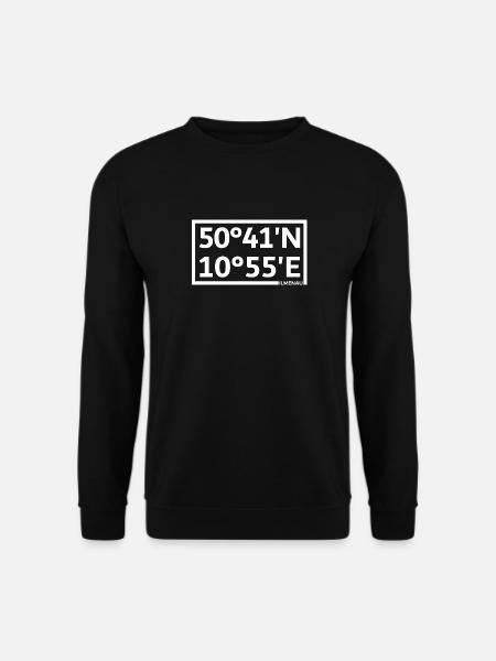 Ilmenau coordinates - Unisex Sweatshirt - black