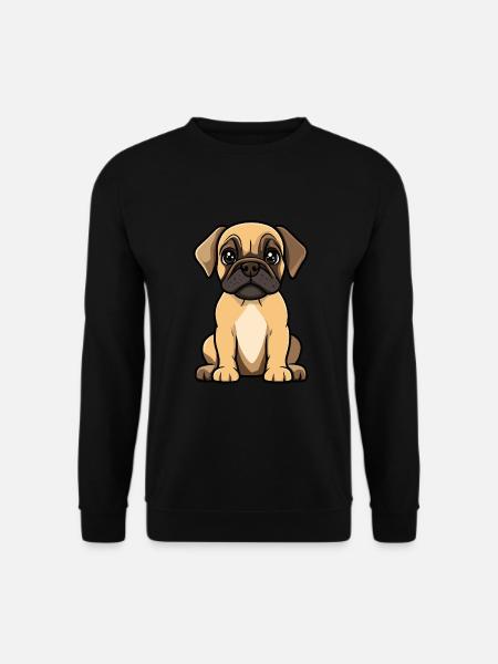 Bullmastiff Dog Cute - Unisex Sweatshirt - black