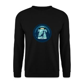 Attention UFOs! Ver. 2 - Unisex Sweatshirt - black - Front - Alina (178cm) & Michal (187cm)