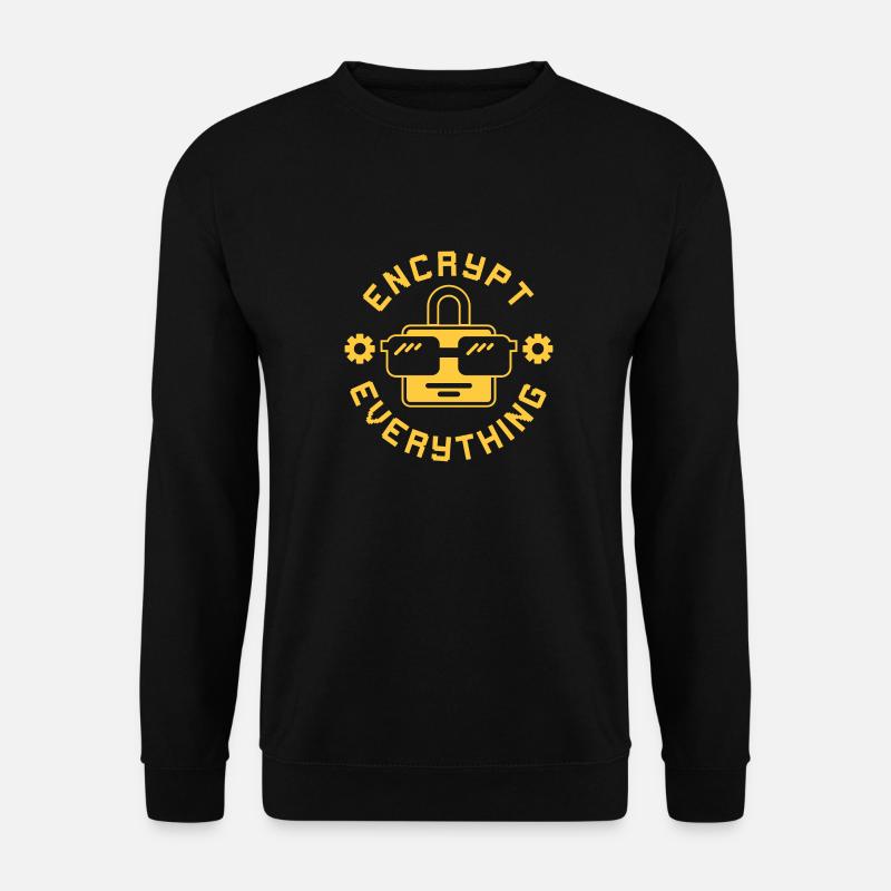 Encrypt Everything - Unisex Pullover - Schwarz