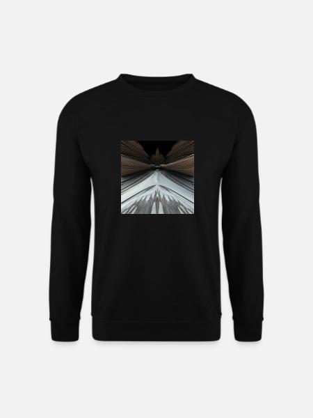 3D digital art - fractal futuristic cool - Unisex Sweatshirt - black