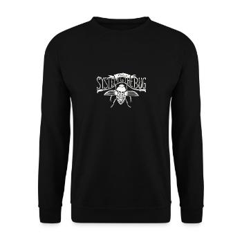 System in the Bug - Unisex Sweatshirt - black - Front - Alina (178cm) & Michal (187cm)