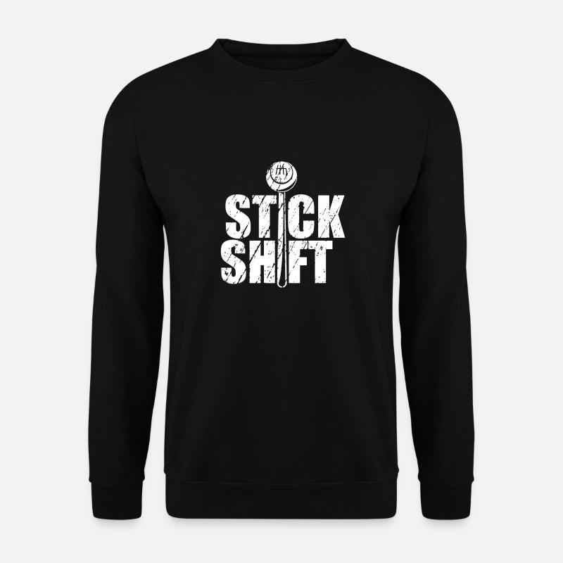 Trucker Stick Shift - Unisex Sweatshirt - black