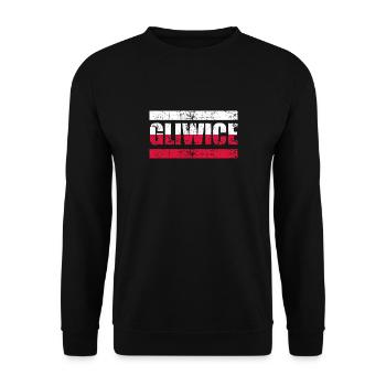 Gliwice Gleiwitz Polska Cadeau Pologne - Sweat-shirt Unisexe - noir - Devant - Alina (178cm) & Michal (187cm)