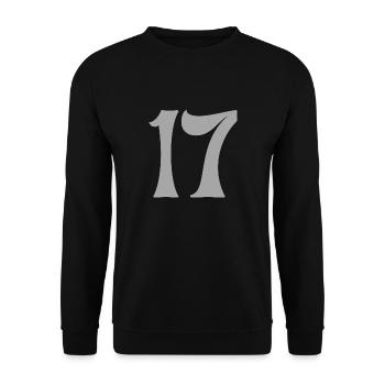 17 - Unisex Sweatshirt - black - Front - Alina (178cm) & Michal (187cm)