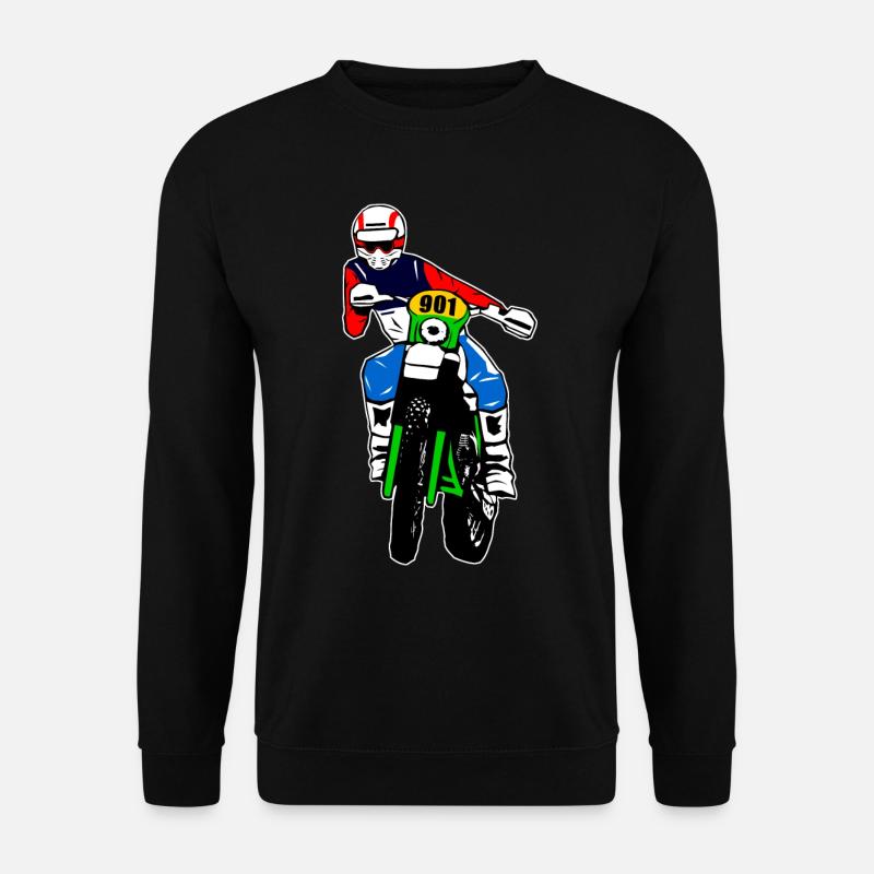 Enduro - Offroad - Motorradgeländesport - Unisex Pullover - Schwarz