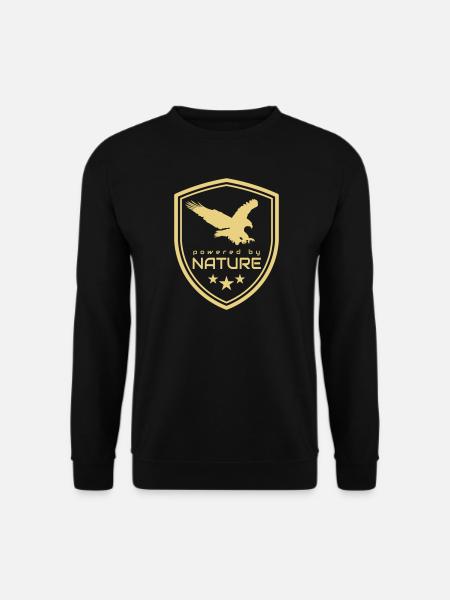 POWERED BY NATURE - Unisex Sweatshirt - black