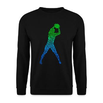 Gardien de but de football Gardien de but de football garçon - Sweat-shirt Unisexe - noir - Devant - Alina (178cm) & Michal (187cm)