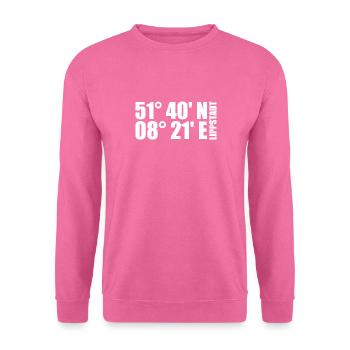 Lippstadt coordinates - Unisex Sweatshirt - pink - Front