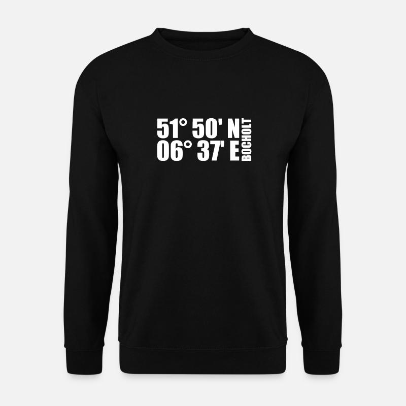 Coordonnées bocholt - Sweat-shirt Unisexe - noir