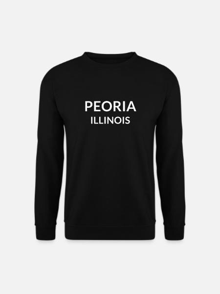 Peoria Illinois USA - Unisex Sweatshirt - black
