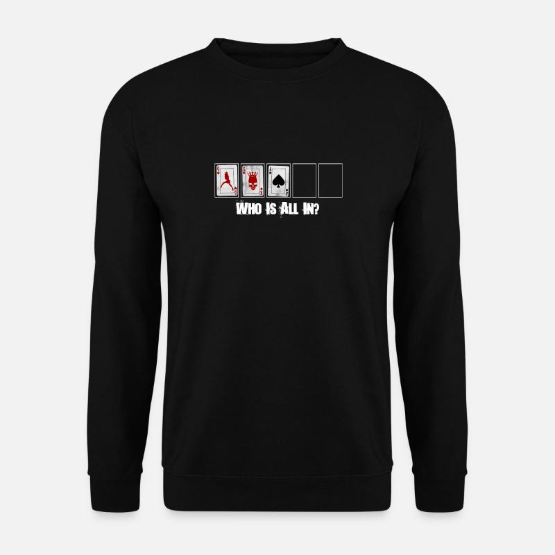 poker - Unisex Sweatshirt - black