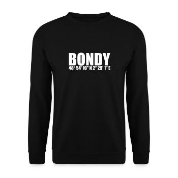 Bondy coordinates - Unisex Sweatshirt - black - Front - Alina (178cm) & Michal (187cm)