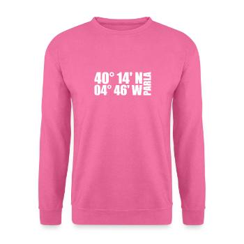 Coordonnées parla - Sweat-shirt Unisexe - rose - Devant
