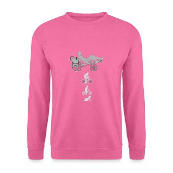 Evolution Gisant - Sweat-shirt Unisexe - rose - Devant