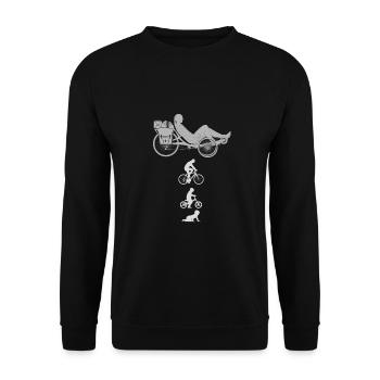 Evolution Trike - Sweat-shirt Unisexe - noir - Devant - Alina (178cm) & Michal (187cm)