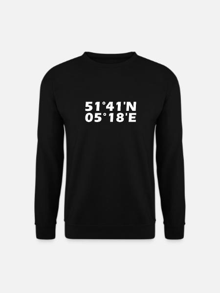 's-Hertogenbosch coordinates - Unisex Sweatshirt - black